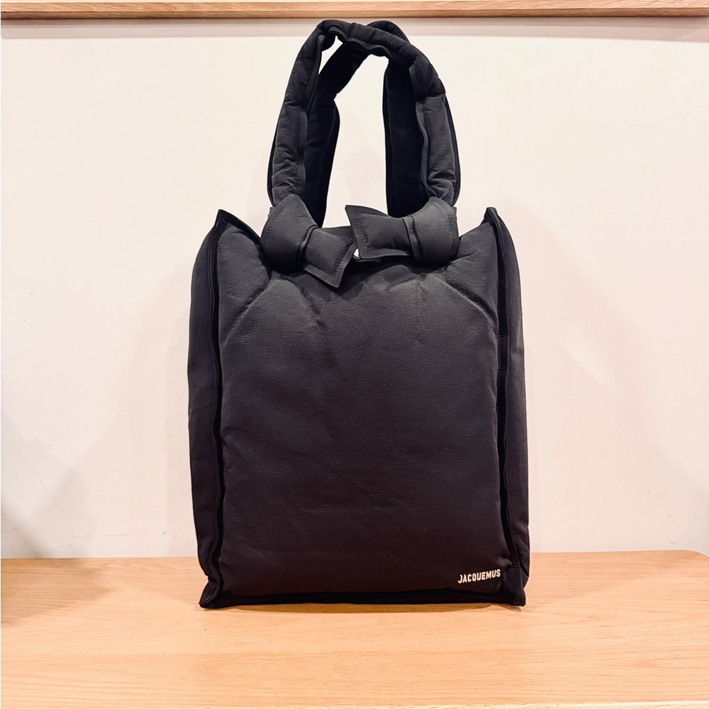 Jacquemus Black Padded Le Cuscinu Puffy Tote